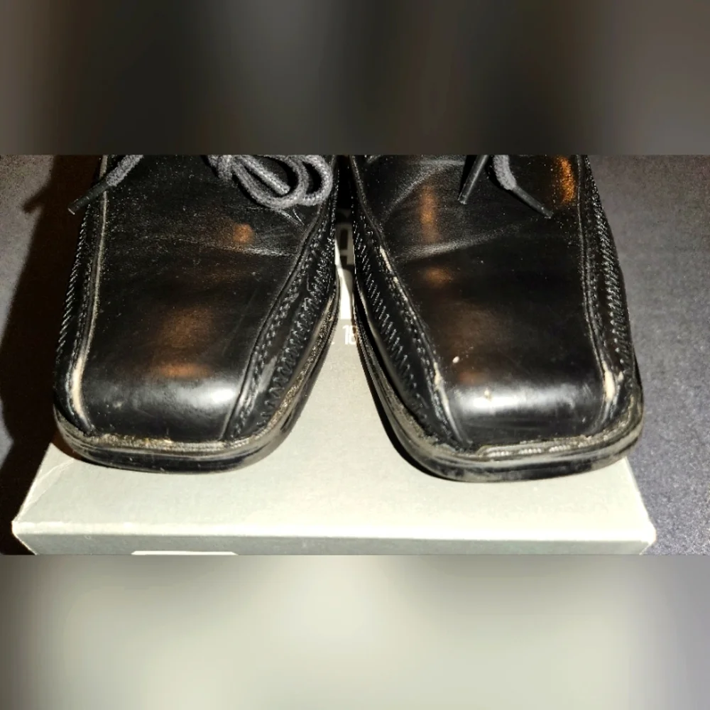 Stacy Adams Black Boy's Dress Shoes